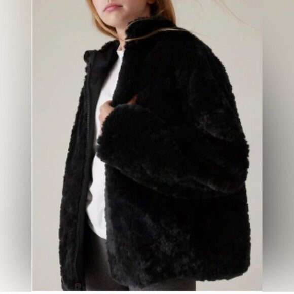 Athleta Girl Large (12) Reversible Warm+Fuzzy Puffer Jacket   Teen/Tween - Picture 2 of 11